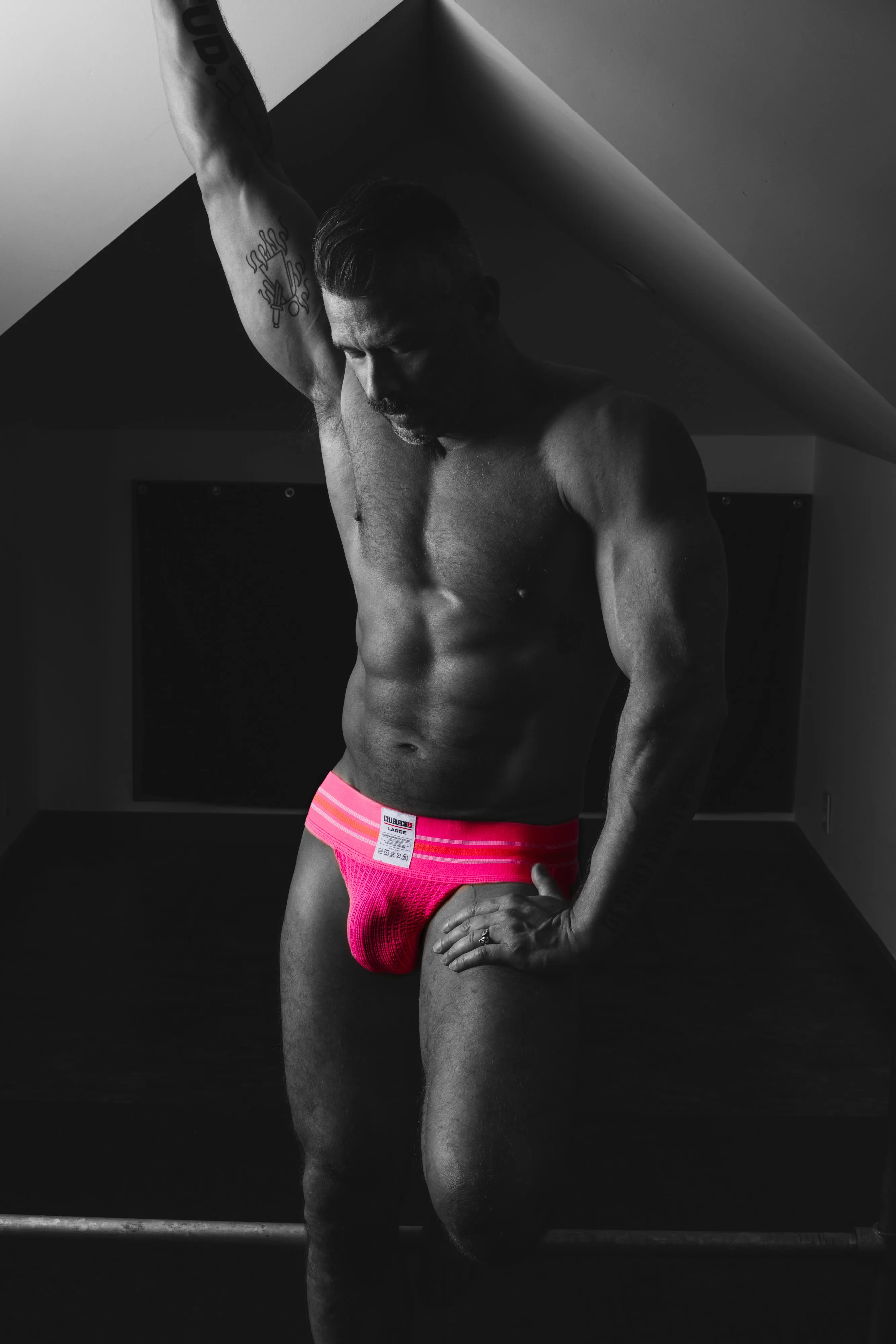 CELLBLOCK 13 TIGHT END JOCKSTRAP - PINK