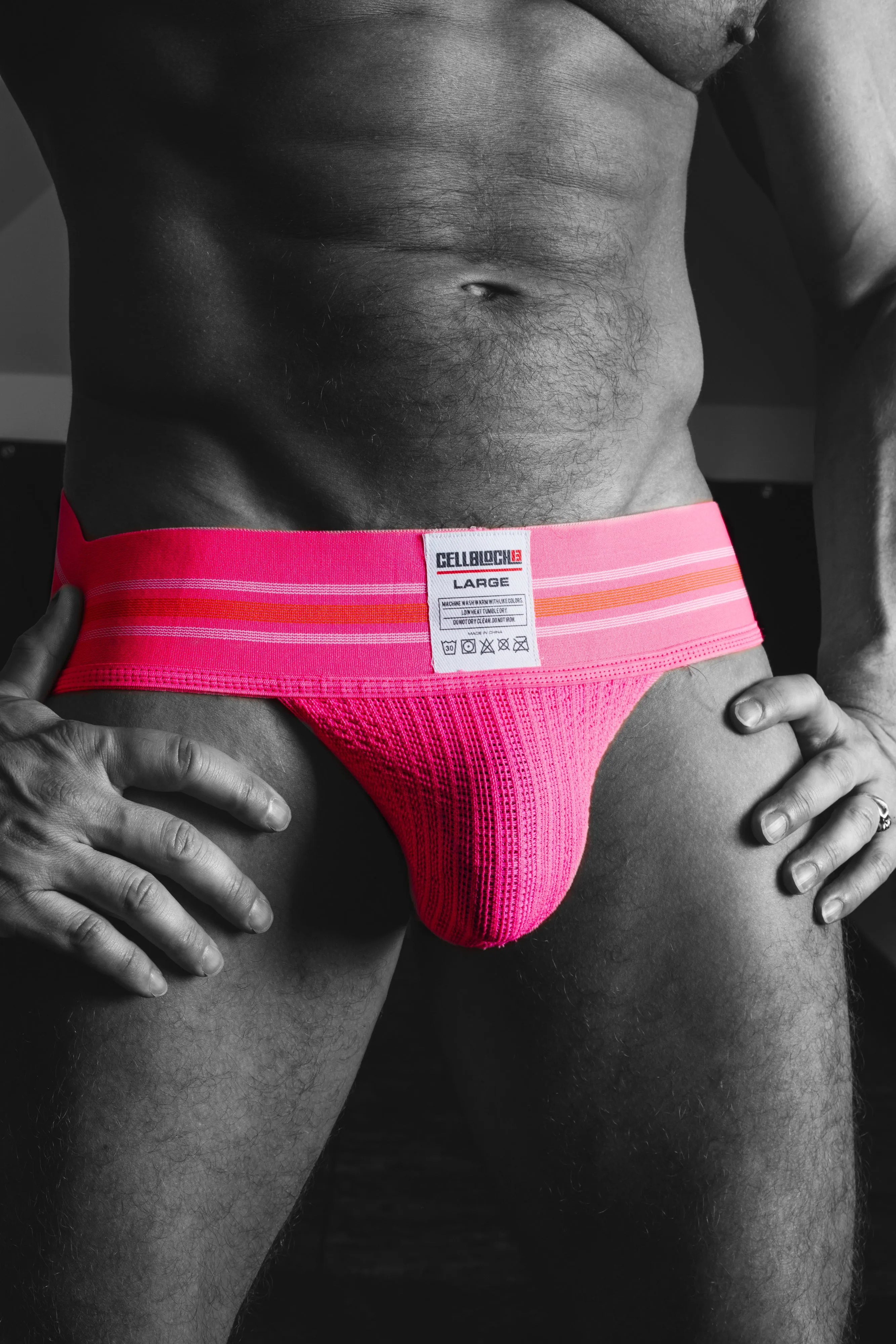 CELLBLOCK 13 TIGHT END JOCKSTRAP - PINK