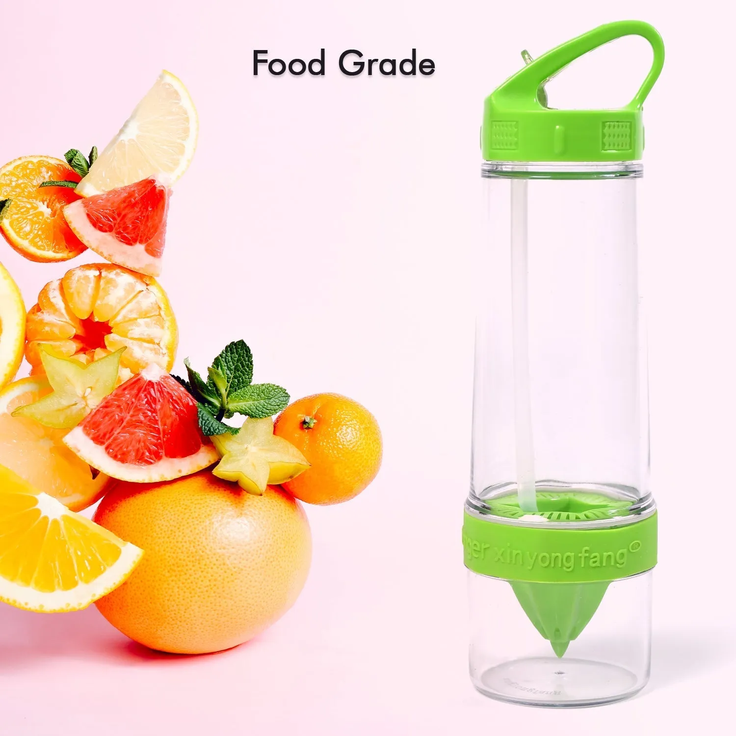 Citrus Zinger Sports Bottle with Juice Maker Infuser Bottle