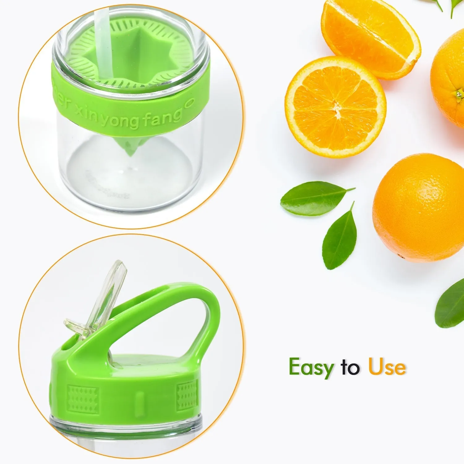 Citrus Zinger Sports Bottle with Juice Maker Infuser Bottle