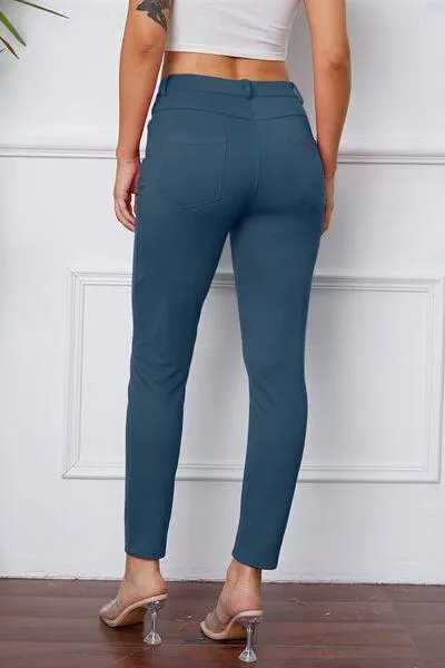Full Size Stretchy Stitch Pants