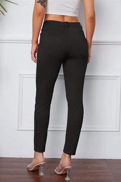 Full Size Stretchy Stitch Pants