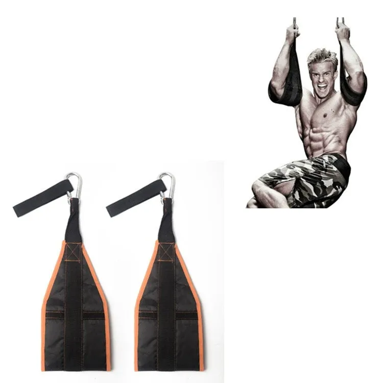 Household Abdominal Muscle Training Belt Abdominal Training Device Pull-up Training Equipment(Orange Black)