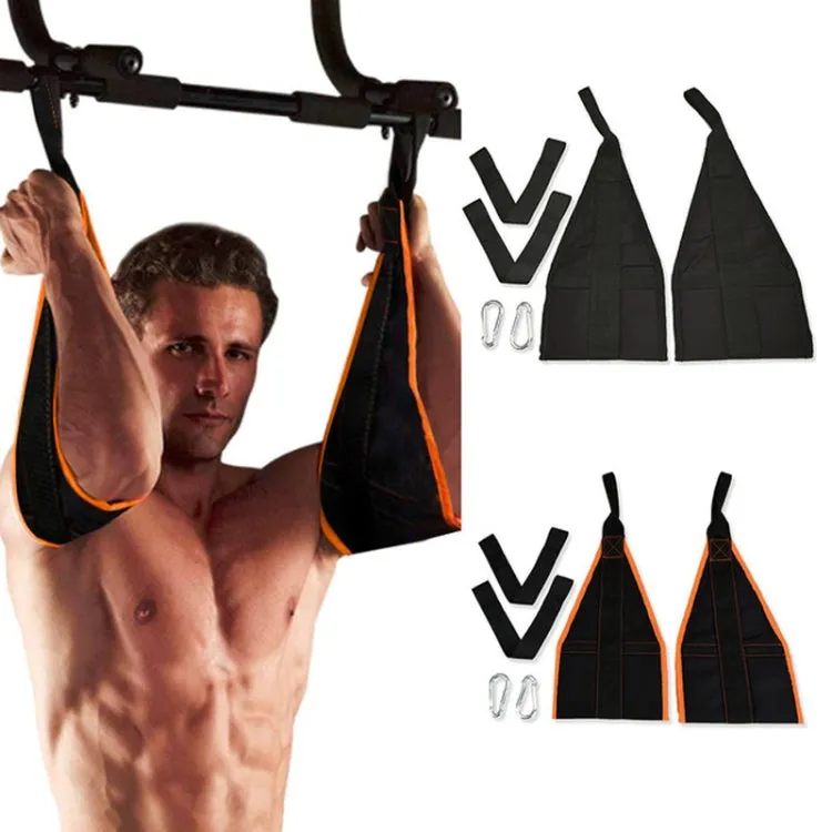 Household Abdominal Muscle Training Belt Abdominal Training Device Pull-up Training Equipment(Orange Black)