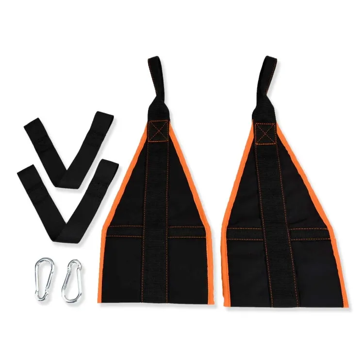 Household Abdominal Muscle Training Belt Abdominal Training Device Pull-up Training Equipment(Orange Black)