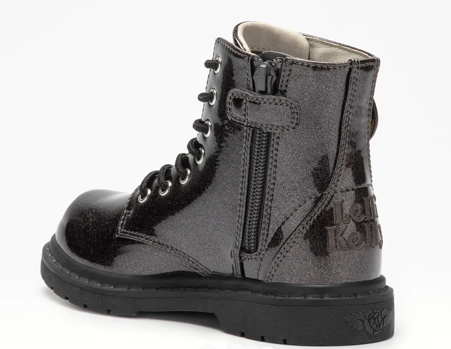 Lelli Kelly Girls BLACK Butterfly Fairy Wings Mid Rise Boots
